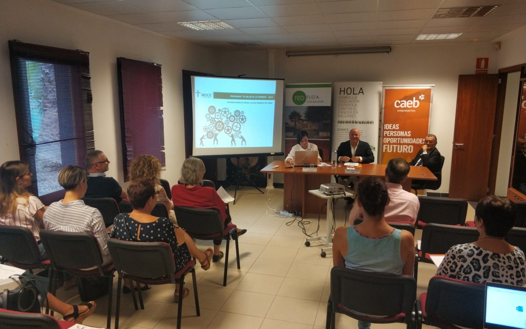 Presentado el programa TU SALUD ES LO PRIMERO por parte de Asociación Española Contra el Cancer de Baleares junto con CAEB